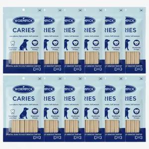 웜픽 카리에스 강아지 치석제거 덴탈껌 6p x 12개