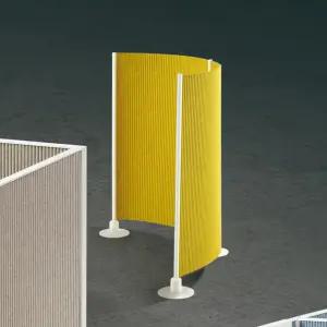 소리먹는 파티션 NMC 라운드형 템바보드 디자인 플랜맥스 가림막 칸막이 사무실 은행 병원 홈오피스 흡음