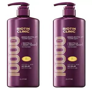엘라스틴 비오틴클리닉 10000 샴푸 1L 2개