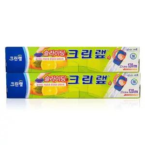 1+1 크린랩 슬라이딩 크린랩 27cm x 120m 주방용 위생랩