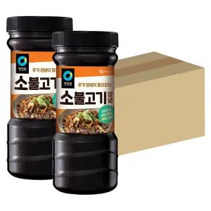 청정원 소불고기 양념 840g 12개
