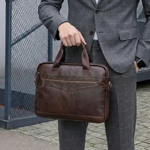베넬라 남성 가죽 서류가방 브리프케이스 직장인 가방 회사 정장 가벼운 비즈니스 브리프백 a4 노트북 업무