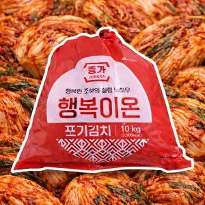 대상 종가집 행복이온 포기김치 10kg 배추김치