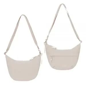 [매장판] 노스페이스 키즈 크로스백 주니어 라이트 미디움 호보백 크림 베이지 NN2PR00T