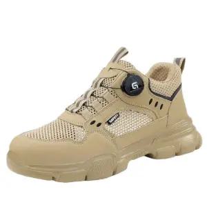 남성사막화안전화 건설 작업화 발볼넓은 여름용 쿠션좋은 현장 푹신한안전화 현장화 성