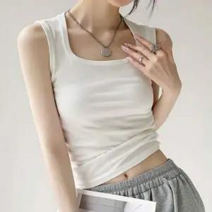 여자 VI24JJ40 3컬러 하이백 스퀘어넥 데일리 기본 민소매티