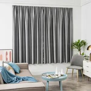 무타공 붙이는 3중 암막커튼 햇빛차단 간편설치