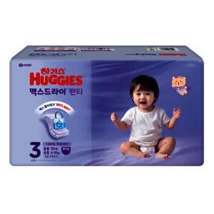 하기스 맥스드라이 팬티 3단계 공용 중형 50매