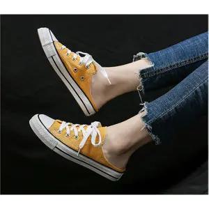 꾹상점1  여성용 여성 포인트 스니커즈 운동화 단화 슬리퍼 신발 뮬 ZG8003