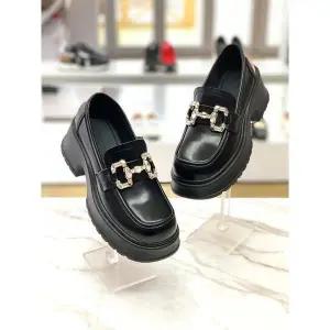 [하프클럽/앙세르]ANCER 세이브존08 가보시 스퀘어토 안경장식 5cm 로퍼 ANMP698