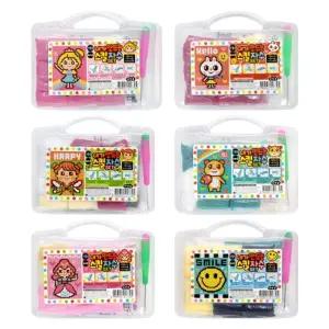 내가 만드는 스킬 자수 세트 2개/DIY/패키지/홈자수/키트/공예/공예용/공작/만들기/놀이/미니/손자수/셋트