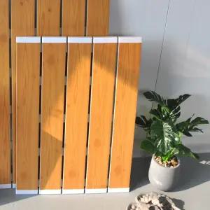 헬스장 샤워룸 통로 발판 예쁜 나뭇결 브라운 5줄 마루발판 테라스깔판 현관출입문 객실