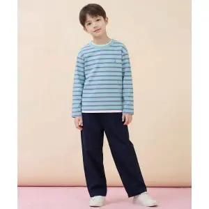 빈폴 키즈 BEANPOLE KIDS Essential 스트라이프 긴소매 티셔츠 라이트 그린 (BI6141UE3L) BI6141UE3L 11317