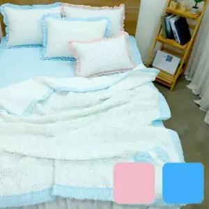 TBZ 러브 에어뱀부 시어서커 이불패드세트SS 핑크 단품