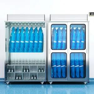 위생복살균기 소독기 클린옷장 건조 탈취 멸균 복합형 급식실 자외선 신발장