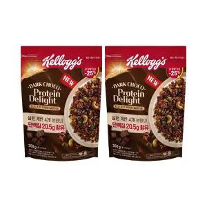 켈로그 다크 초코 프로틴 딜라이트 그래놀라 350g, 2개
