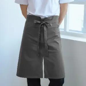 다크그레이 100x60 앞트임 허리 앞치마 하프 반남자앞치마 업소용 식당용 무지 남성 작업용 형앞치마 서빙