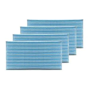 [호환] 블랙앤데커 FSM1600 / 한경희 생활과학 HESM-D1300WT / 홈앤아트 AMS-200 스팀청소기 호환 리필 직사각 걸레 패드 4장