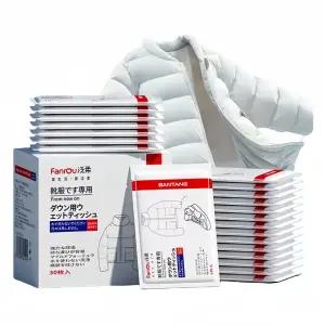 1988Life 패딩 물티슈 의류 얼룩 제거 휴대용 30매