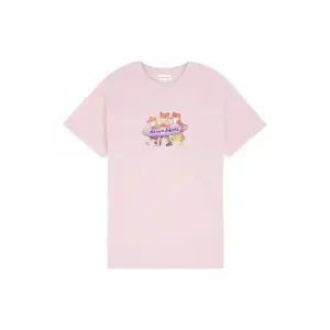 [메종키츠네] 서핑 폭스 릴렉스 핑크 반팔 티셔츠 135969302
