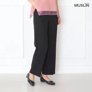 [모슬린]엄마옷 데일리 와이드 밴딩팬츠 613FGH207 마담중년여성빅사이즈50대60대