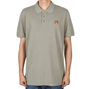 [메종키츠네] 폭스 헤드 레귤러 폴로 티셔츠 그린 149705710