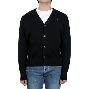 [아미] 하트로고 자수 울 가디건 149305422