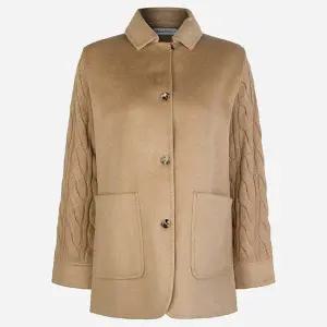 [막스마라] 타코 더블 캐시미어 니트 자켓 카멜 149313315