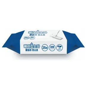 올림생활 물걸레청소포 대형 베이킹소다청소포 25매