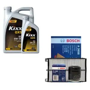 올뉴K7 YG 2.4 가솔린 킥스 GX5 5W30 5L 엔진오일 오일필터 에어필터 세트