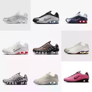 나이키 샥스 R4 운동화 여성 남성 키즈