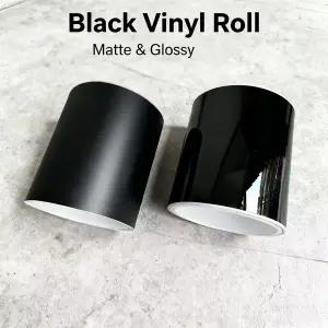 카본시트지 고광택 랩핑지 자동차 비닐 랩 스트립 테이프 글로스 블랙 포일 키트 안티 스크래치 창문 도어