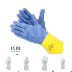 KM Multiprene 내화학 장갑 산업용 고무장갑/내화/PVC/글러브/작업/내유/방수/내마모/손보호/화학/정비/용