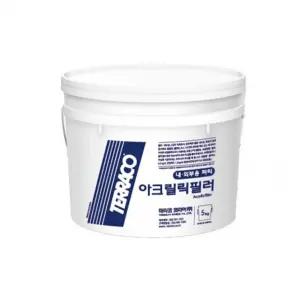 테라코 실외용퍼티 아크릴릭필러 아크릴릭 퍼티 5kg 실내용퍼티 내부용퍼티 외부용퍼티