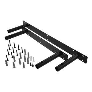 헤비 듀티 더블 선반 지지대 보관 앵글 1PC 금속 300MM 벽걸이 T자형 은폐 홀더 400MM 브래킷