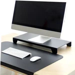 가죽모니터받침 아리아라 가죽 메탈 VIP 모니터받침