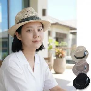 여름 니트 페도라 모자 남자 여자 중절모 캐주얼/cap-26879