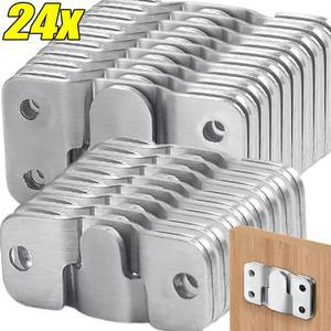 스테인리스 스틸 벽  액자 걸이 인터락 행잉 버클 플러시 마운트 브래킷 가구 연결 훅