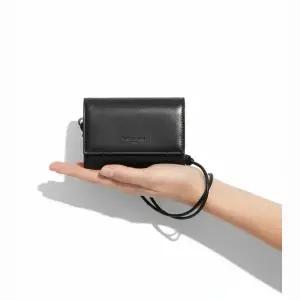 생로랑 가죽 벨크로 지갑 (820355 1EL0E 1000)