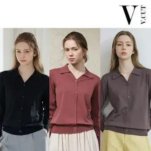 [브이컷][봄신상!]브이컷 26SS 브이 카라 풀오버 3종