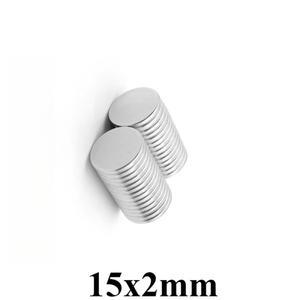 15x2mm 초강력 자석 영구 소형 원형 냉장고 사무실 DIY
