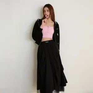 [갤러리아] [BLUE LABEL]  언밸런스 샤 레이어드 밴딩 스커트 (ES2OSK03)