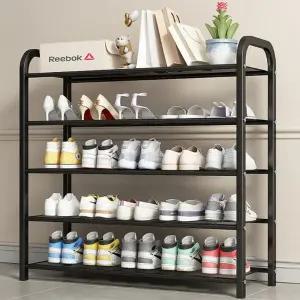 오픈형 현관 신발장 철제 선반 정리 선반 5단