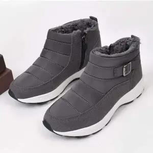 남자방한화 남성 여성 패딩슬립온 안감털 방한화 보온 생활방수 부츠