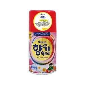 산도깨비 향기속으로 레몬향 290mlX20개 1박스 자동 분사기 실내용 리필 방향제