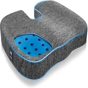 자동차 및 사무용 씰리 메모리 폼 시트 쿠션 테일본 통증 완화 자세 지지 홈 오피스 사용을 위한 편안함