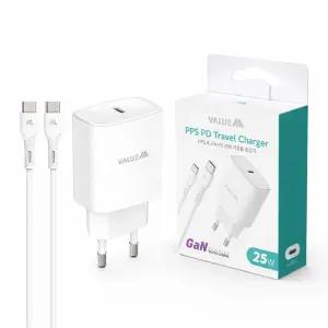 PD 25W 초고속 충전기 PPS GaN C타입 충전기 CtoC 케이블 포함