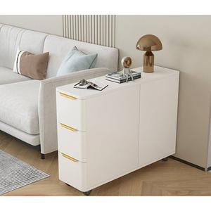 폭좁은 서랍장 쇼파 측면 바퀴달린 20cm 틈새 좁은 20x60x65 양문 원목 북유럽