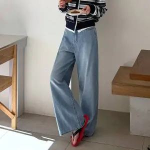 [메이블루]라이트 워시드 데님팬츠