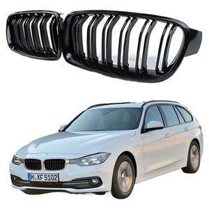 차량 범퍼 그릴 320d 호환 320i F31 스포츠 시리즈 자동차 F35 325i 전면 F30 2013 2019 블랙 광택